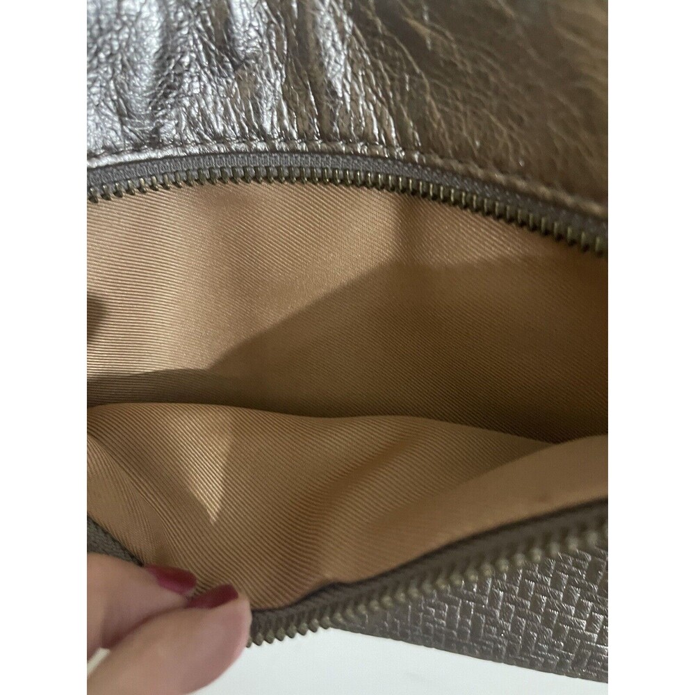 The Sak Crossbody Purse. Metallic Copper Color. 2 Front Zippers. Top Zip - Picture 10 of 14